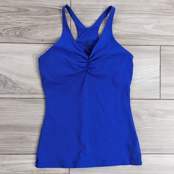 PrAna Yoga Top with Bra Shelf - Picture 1 of 5